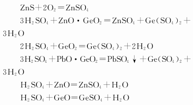 常压一加压联合浸出工艺从含锗氧化锌烟尘中高效浸出锌锗1