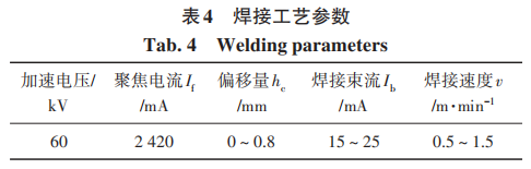 低密度铌合金与铌铪合金电子束焊接性能分析3