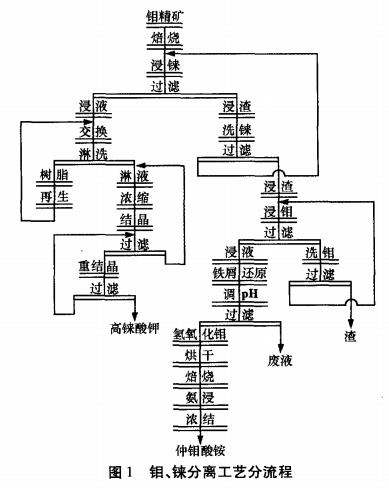 从钼精矿中综合回收铼的新工艺研究10